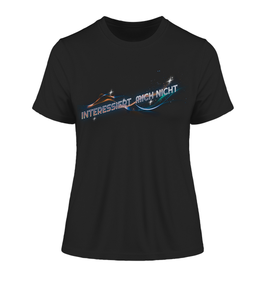 Interessiert mich nicht - Fitted Ladies Organic Shirt