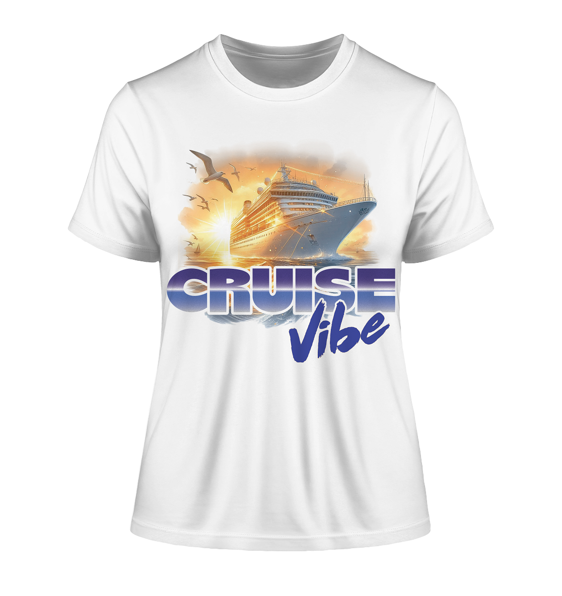 T-Shirt Cruise Vibe - Fitted Ladies Organic Shirt