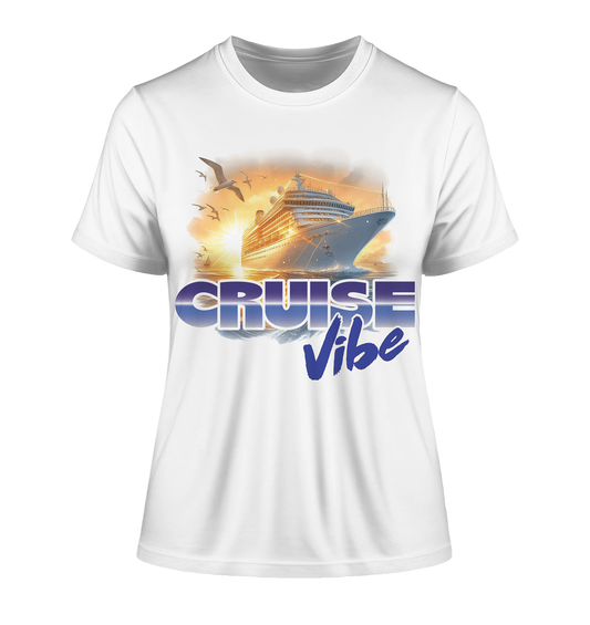 T-Shirt Cruise Vibe - Fitted Ladies Organic Shirt