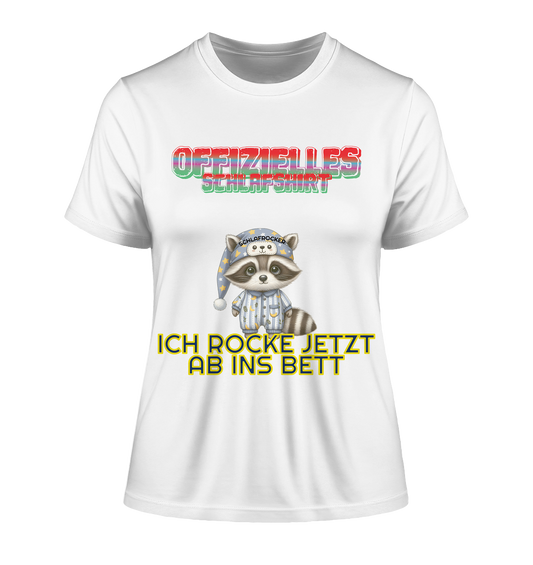 Offizielles Schlafshirt - Fitted Damen Shirt weiß