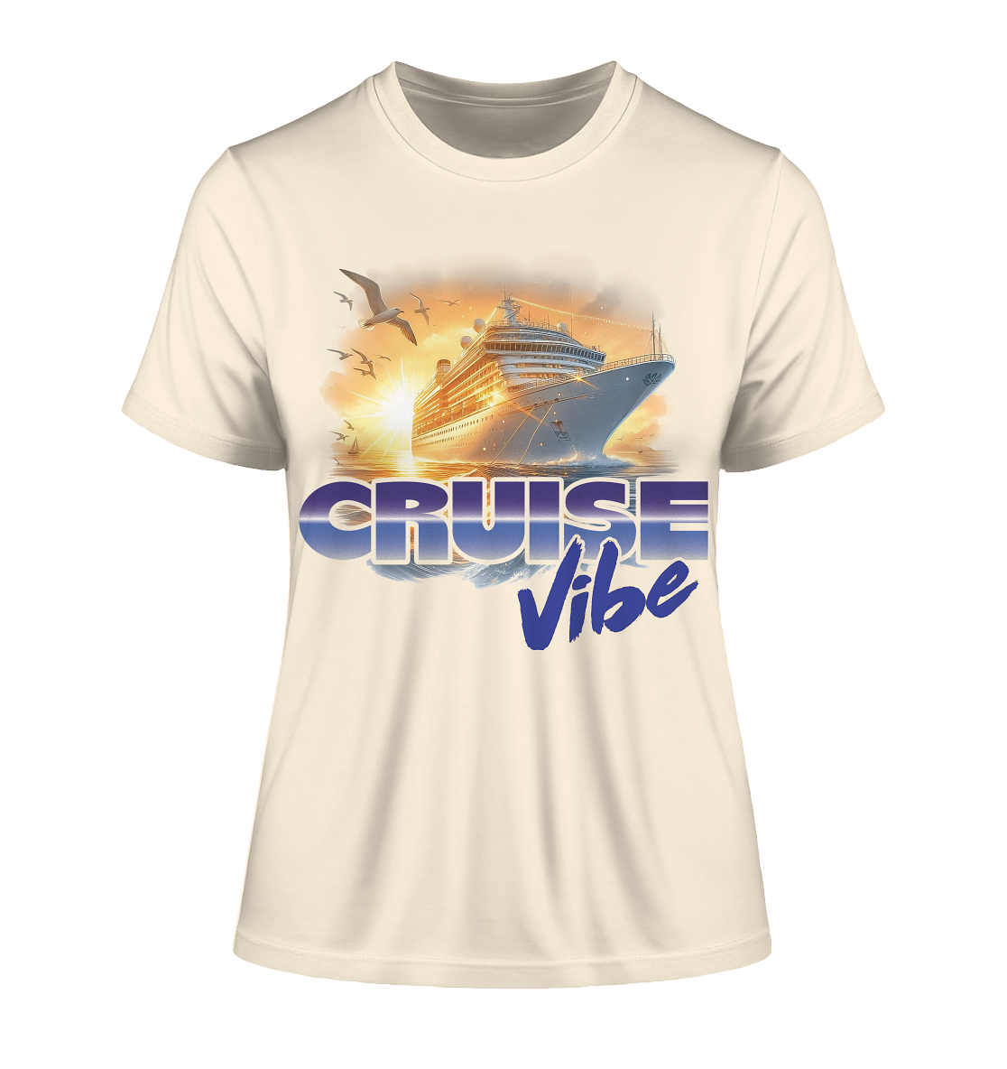 T-Shirt Cruise Vibe - Fitted Ladies Organic Shirt