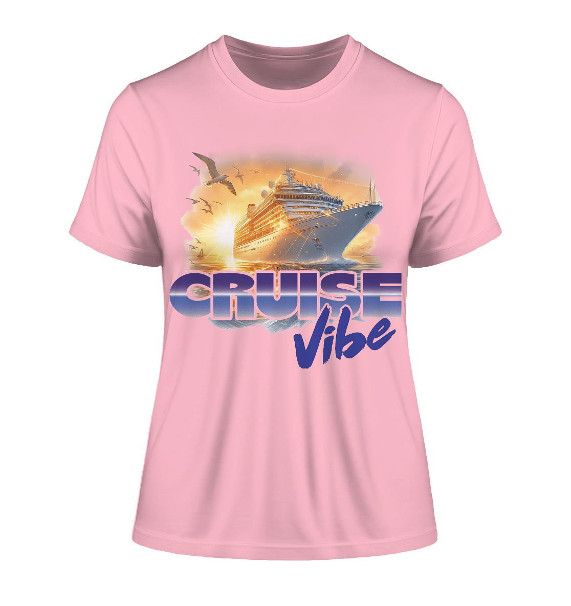 T-Shirt Cruise Vibe - Fitted Ladies Organic Shirt