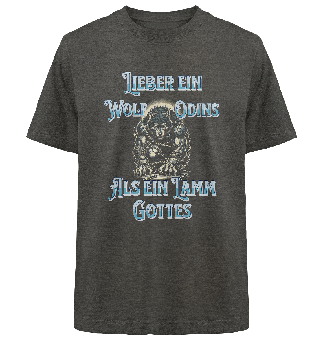 Odins Wolf | Oberteile  - Heavy Oversized Organic Shirt