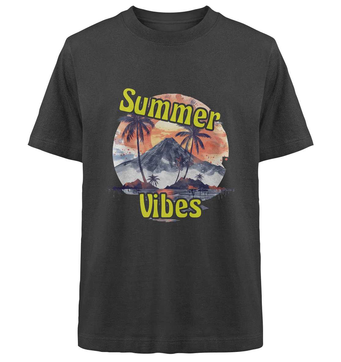 Sommer Shirt - Summer Vibes  - Heavy Oversized Organic Shirt