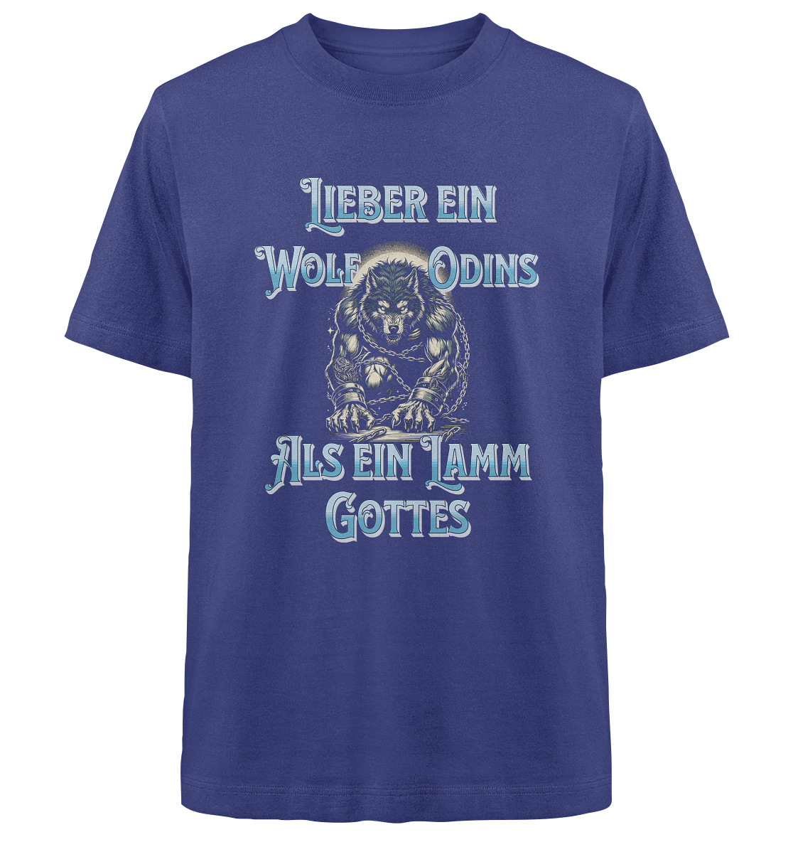 Odins Wolf | Oberteile  - Heavy Oversized Organic Shirt