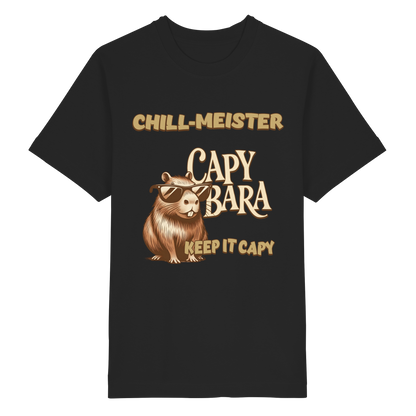 Chill-Meister Capybara – Keep it Capy (Bio & Premium) - Heavy Oversized Organic Shirt