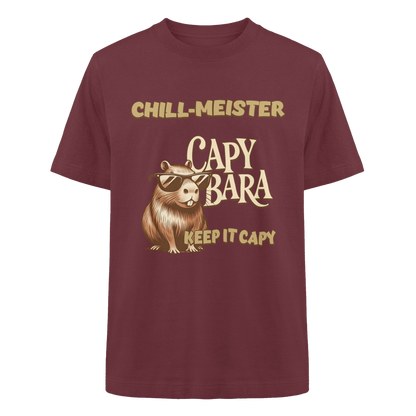 Chill-Meister Capybara – Keep it Capy (Bio & Premium) - Heavy Oversized Organic Shirt