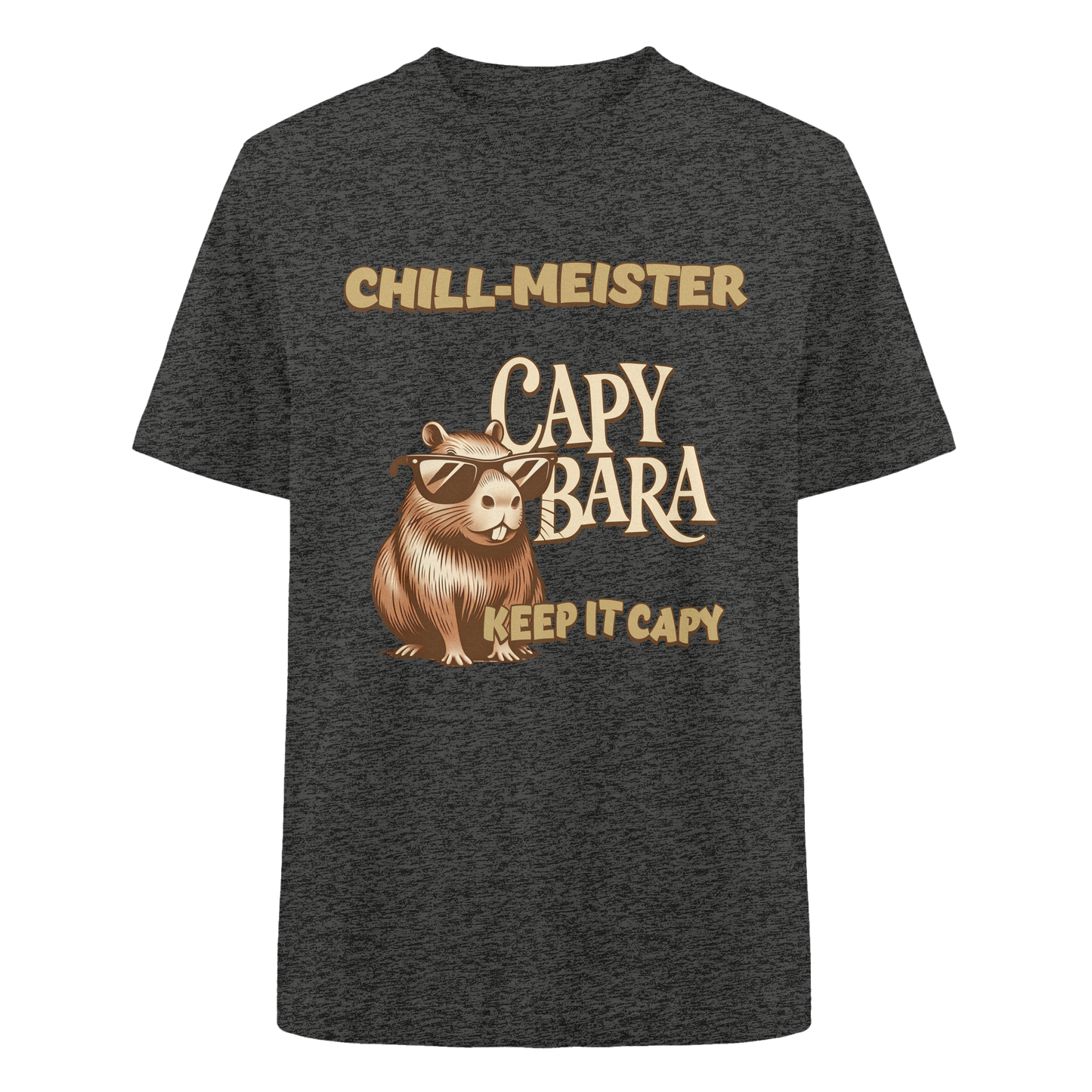Chill-Meister Capybara – Keep it Capy (Bio & Premium) - Heavy Oversized Organic Shirt