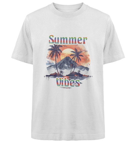 Summer Vibes - Sommer Shirts - Heavy Oversized Organic Shirt