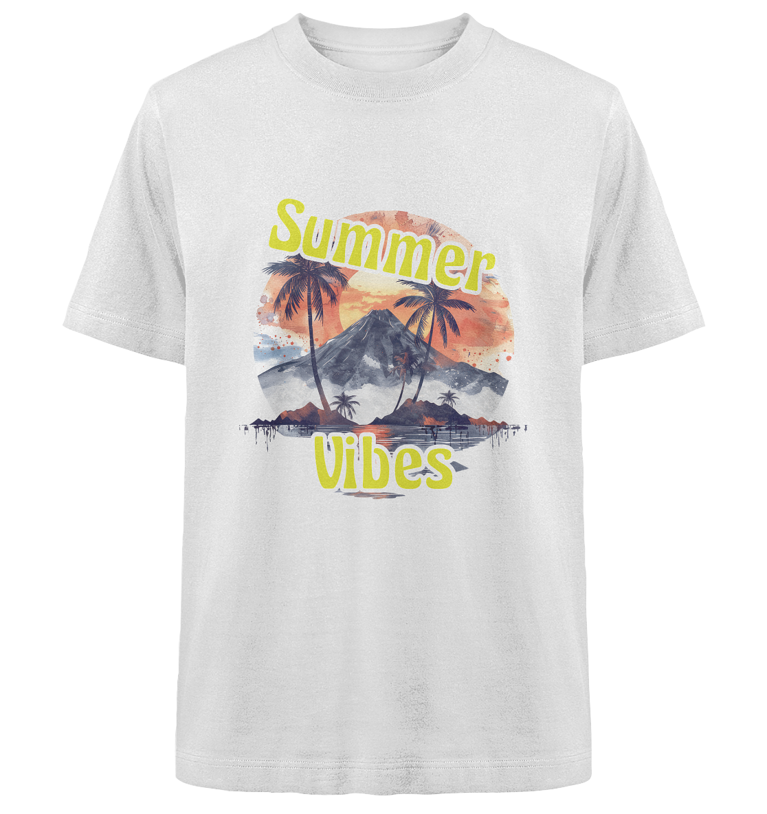 Sommer Shirt - Summer Vibes  - Heavy Oversized Organic Shirt