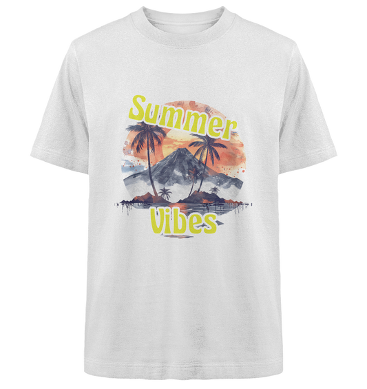 Sommer Shirt - Summer Vibes  - Heavy Oversized Organic Shirt