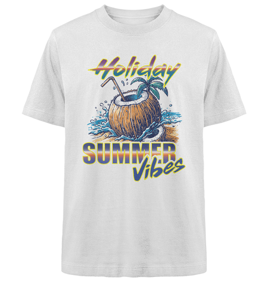 Urlaubs T-Shirt Holiday - Heavy Oversized Organic Shirt