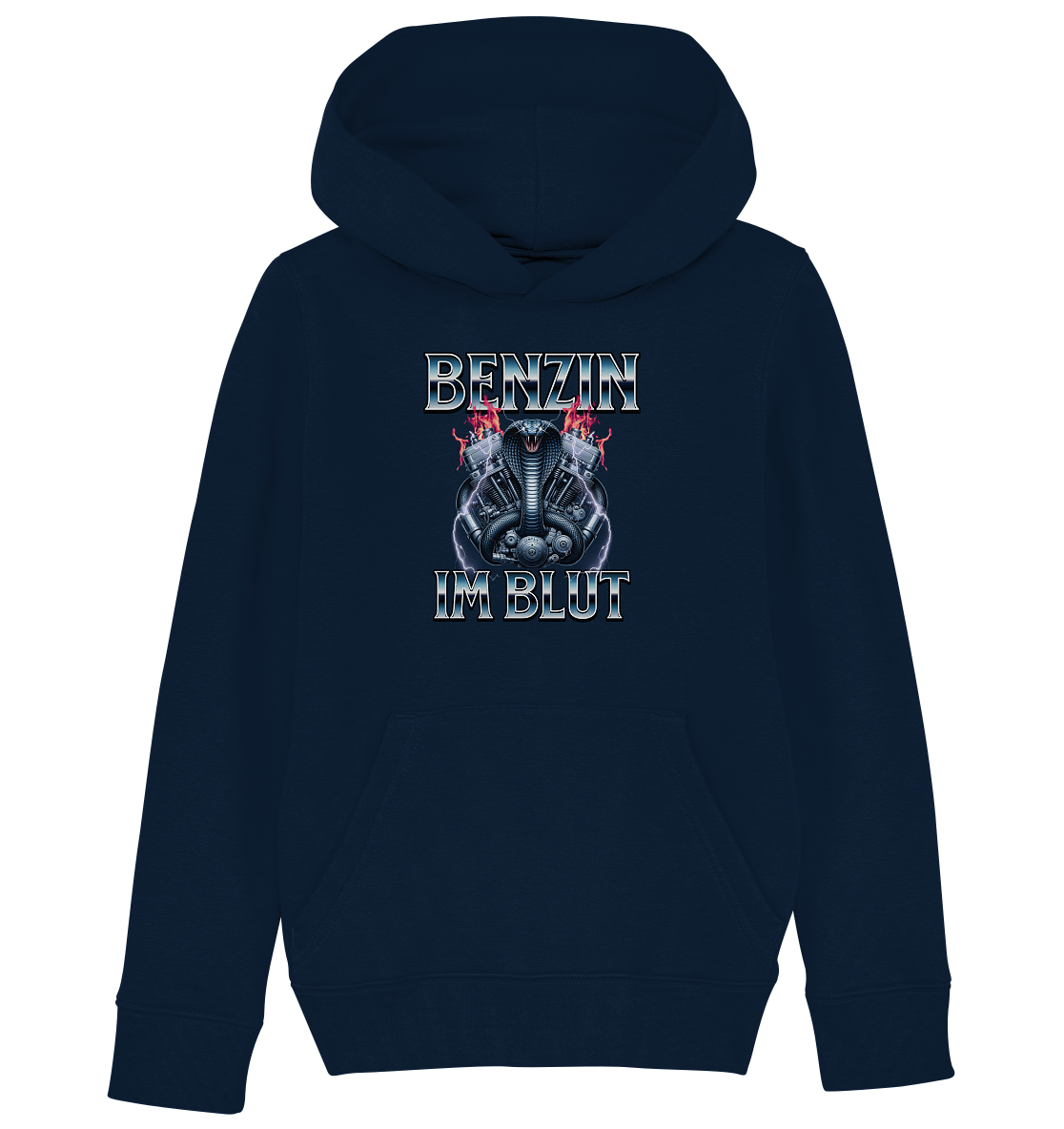 Benzin im Blut - Kids Organic Hoodie