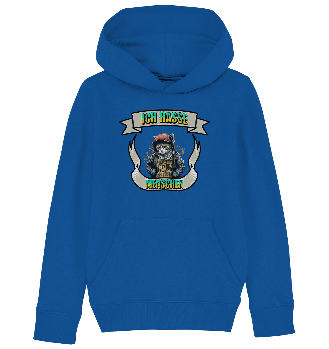 Streetwear- Ich hasse Menschen  - Kids Organic Hoodie