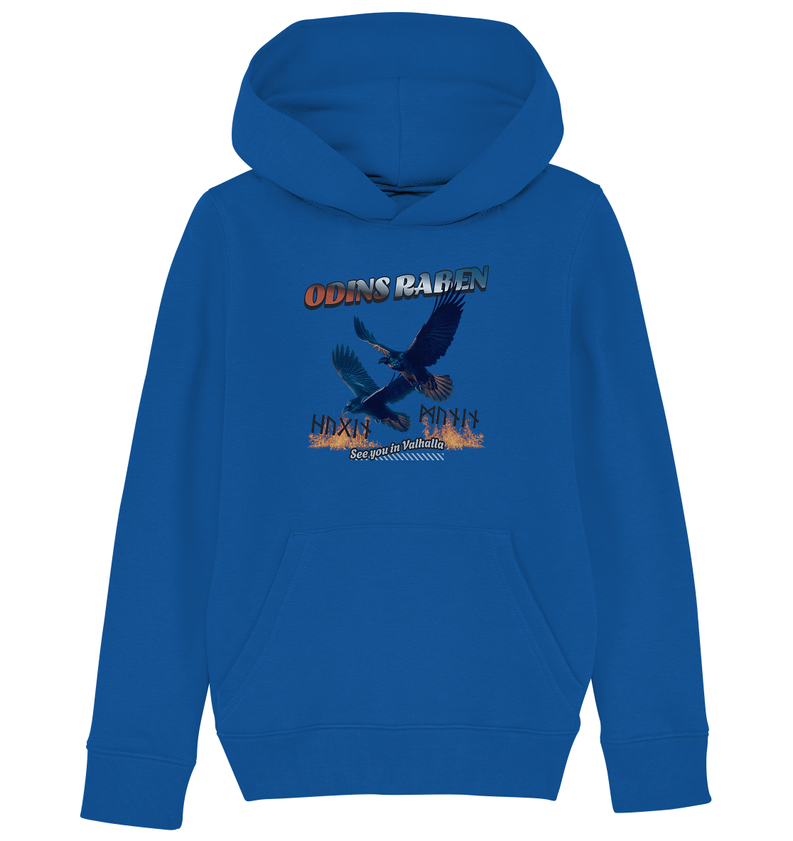 Raben Odins - Hugin und Munin - Kids Organic Hoodie