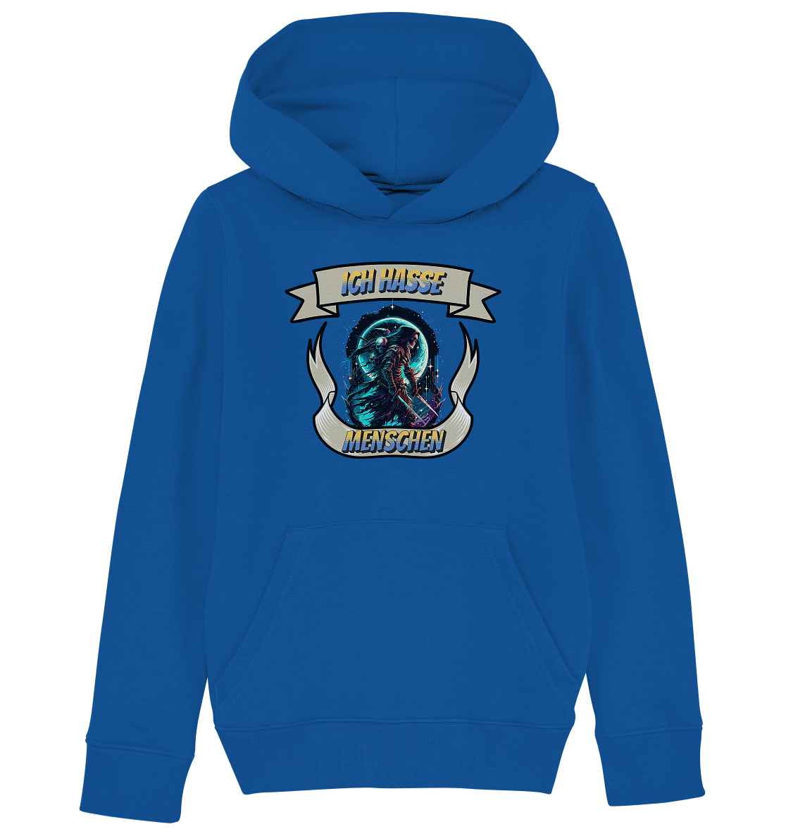 Reaper - Ich hasse Menschen Streetwear - Kids Organic Hoodie