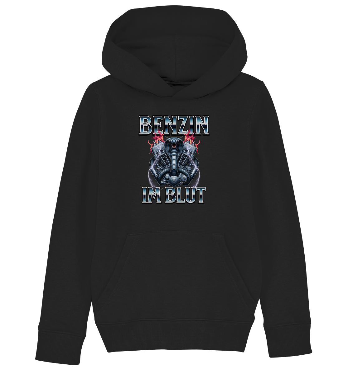 Benzin im Blut - Kids Organic Hoodie