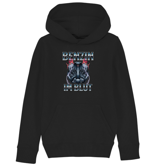 Benzin im Blut - Kids Organic Hoodie