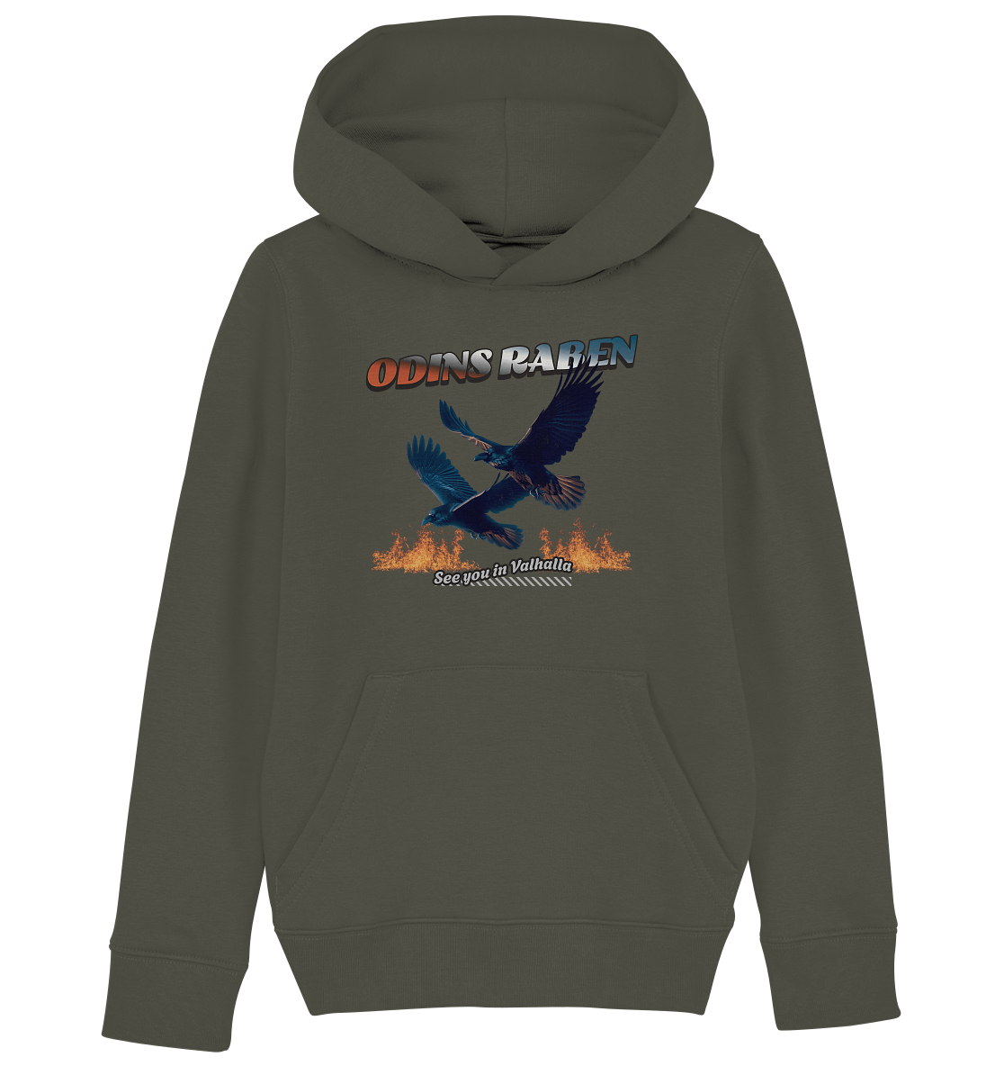 Valhalla Odins Raben - Kids Organic Hoodie