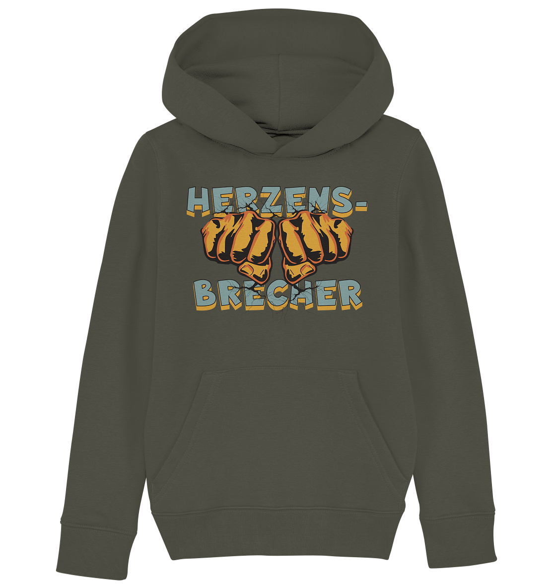 Herzensbrecher - Statement   - Kids Organic Hoodie