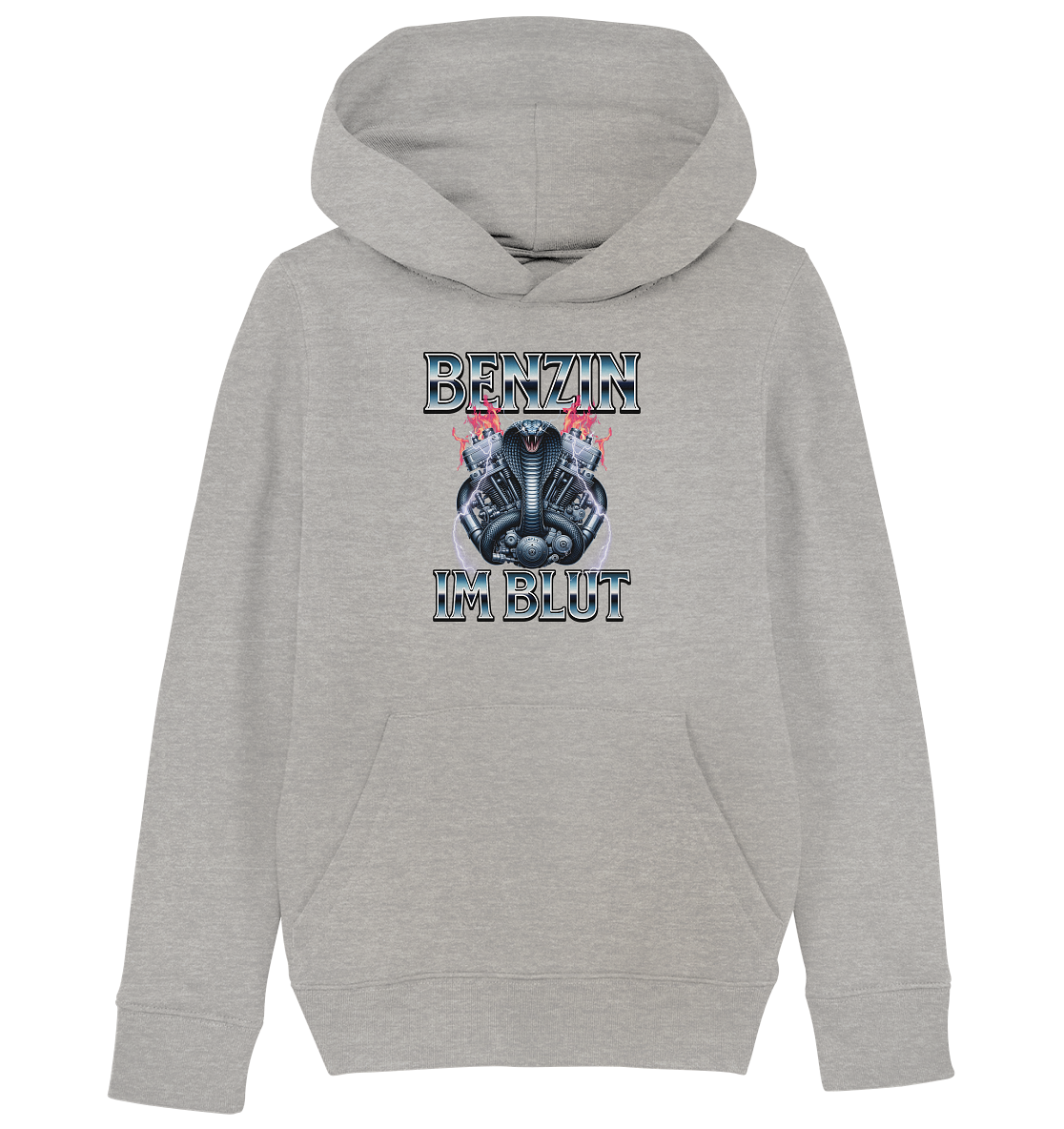 Benzin im Blut - Kids Organic Hoodie