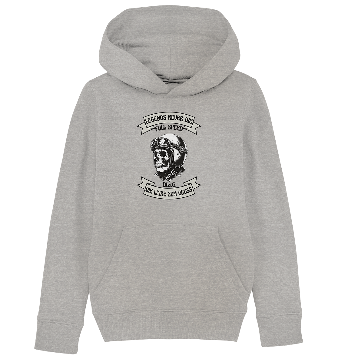 Die Linke zum Gruss - DLzG Full Speed - Kids Organic Hoodie