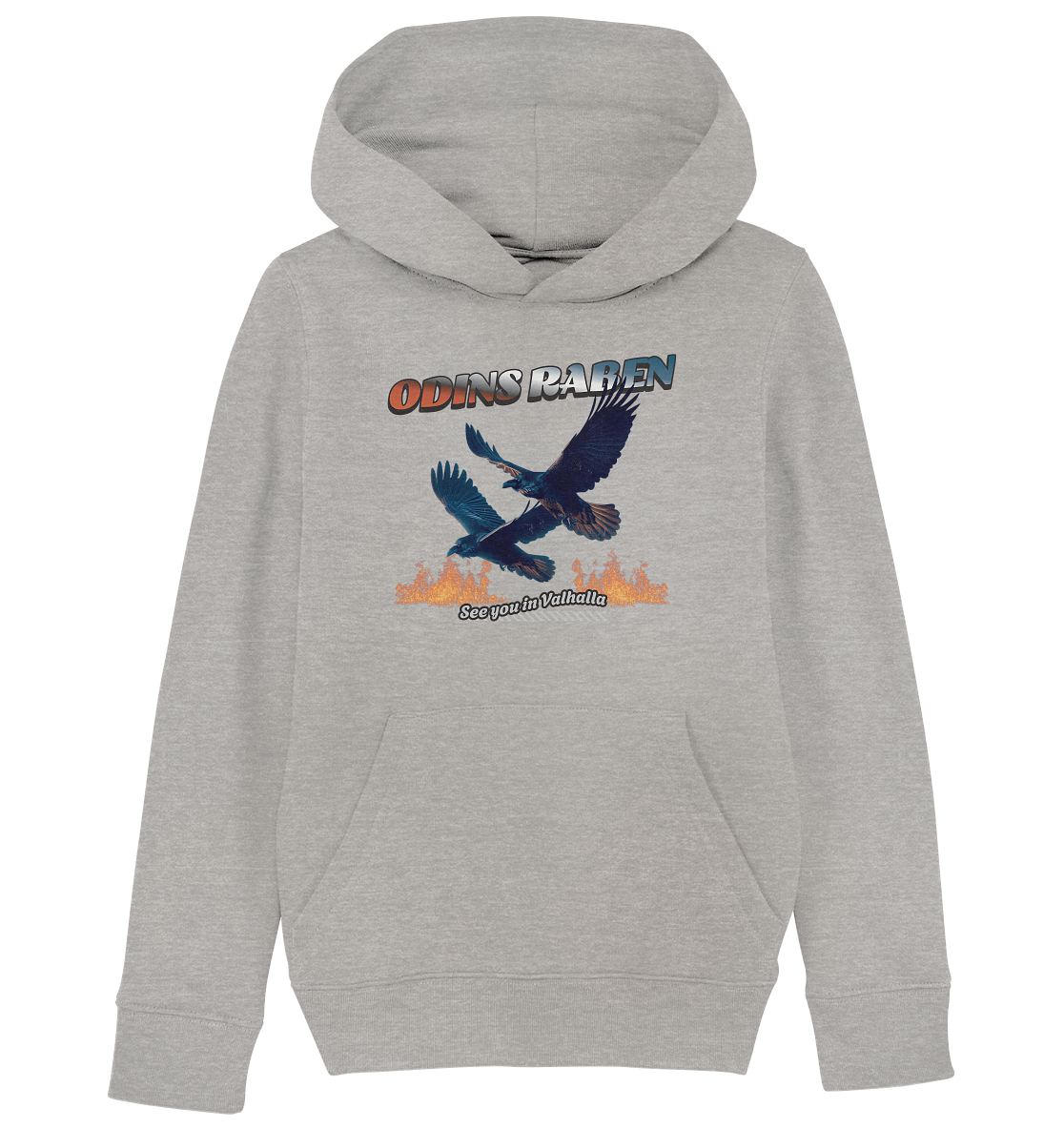 Valhalla Odins Raben - Kids Organic Hoodie