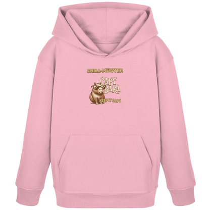 Chill-Meister Capybara – Doppel-Print (Front & Back) - Kids Organic Hoodie