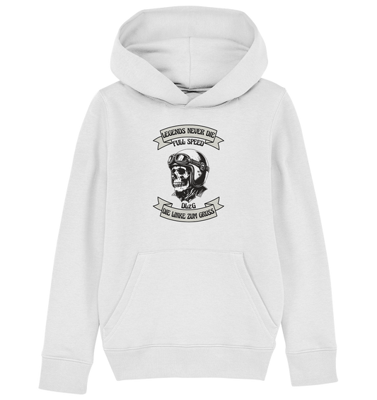 Die Linke zum Gruss - DLzG Full Speed - Kids Organic Hoodie