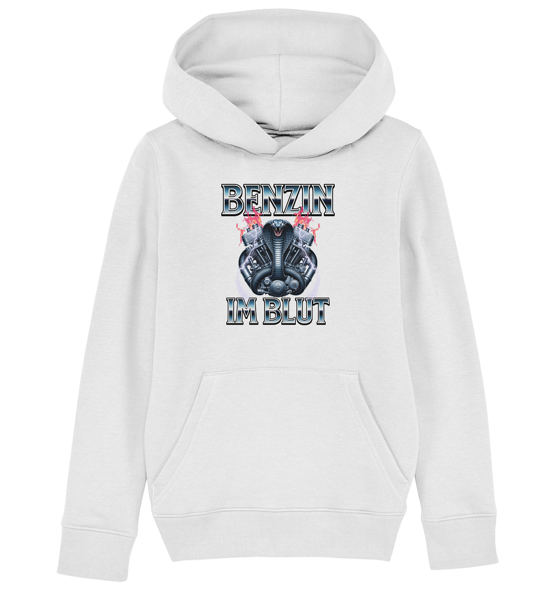 Benzin im Blut - Kids Organic Hoodie
