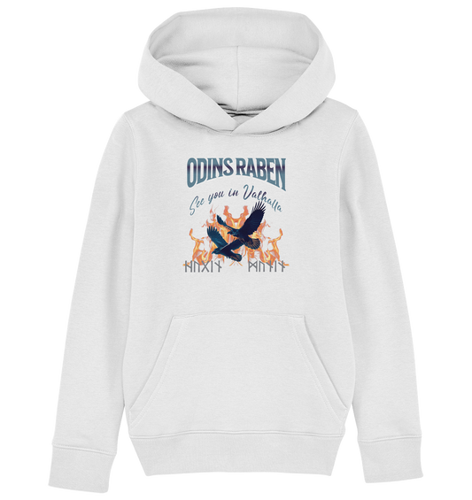 Raben Odins mystisch - Kids Organic Hoodie