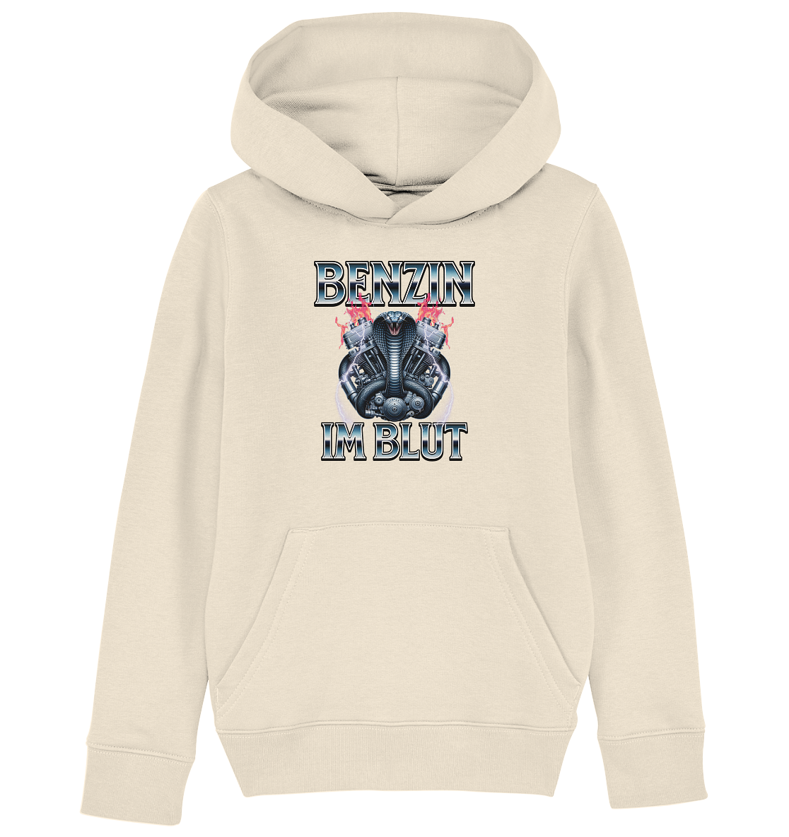 Benzin im Blut - Kids Organic Hoodie