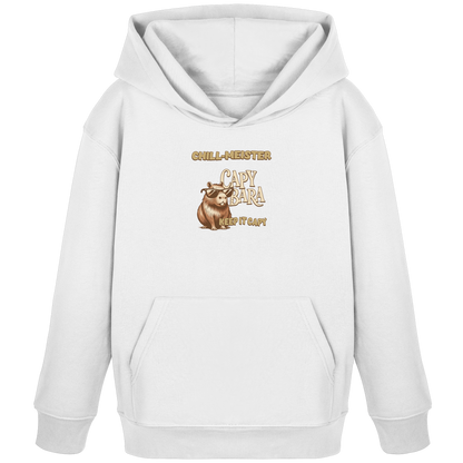 Chill-Meister Capybara – Doppel-Print (Front & Back) - Kids Organic Hoodie