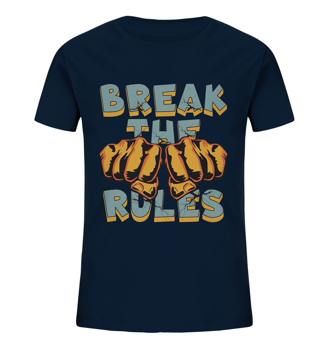 Break the Rules - Statement  - Kids Organic Shirt