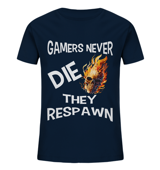 GAMERS NEVER DIE NO 2 - GAMER STREETWEAR - STATEMENT - Kids Organic Shirt