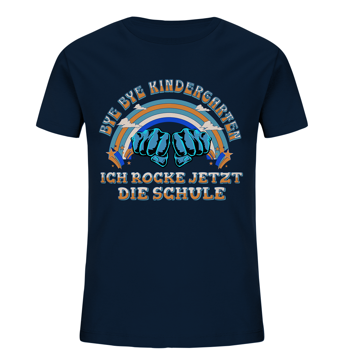 T-Shirt Jungen Bye Bye Kindergarten  - Kids Organic Shirt