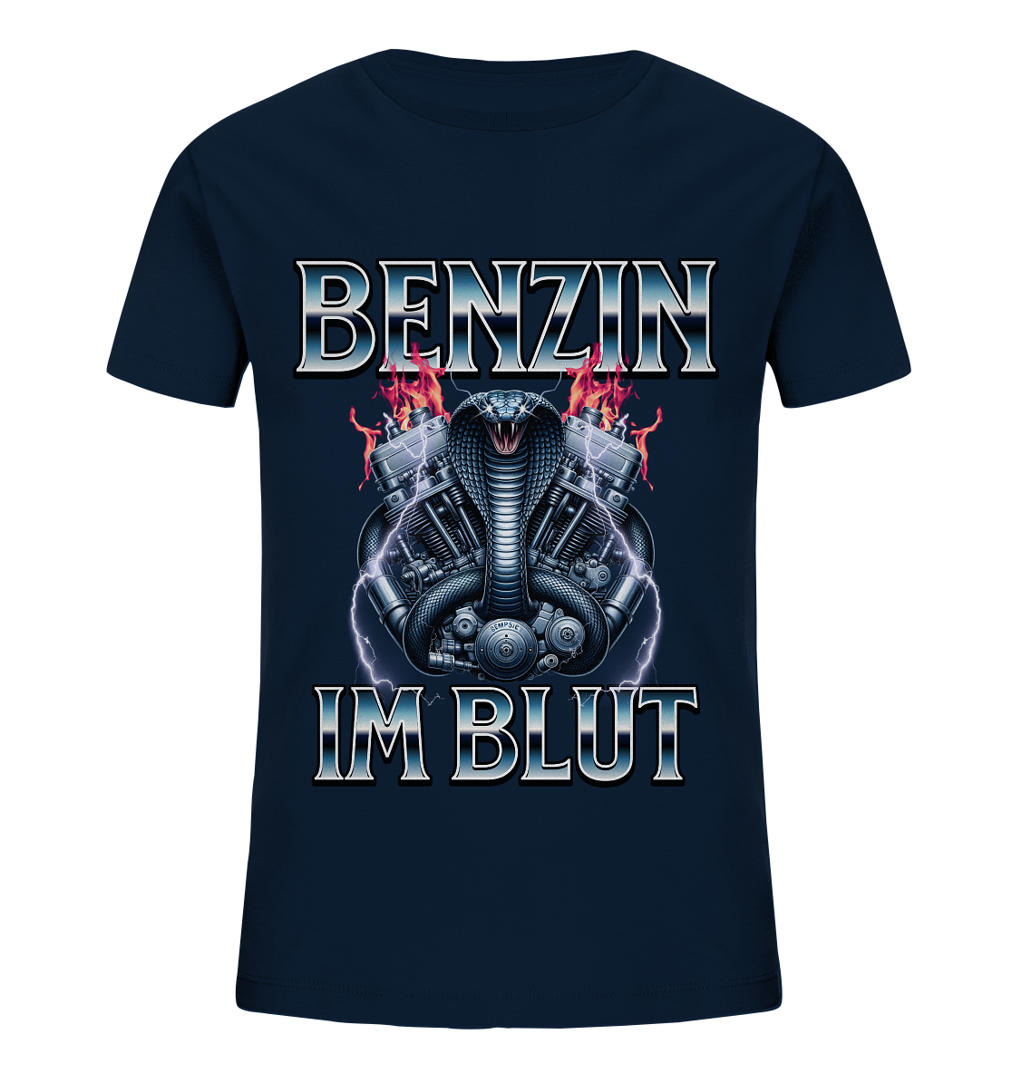 Benzin im Blut - Kids Organic Shirt
