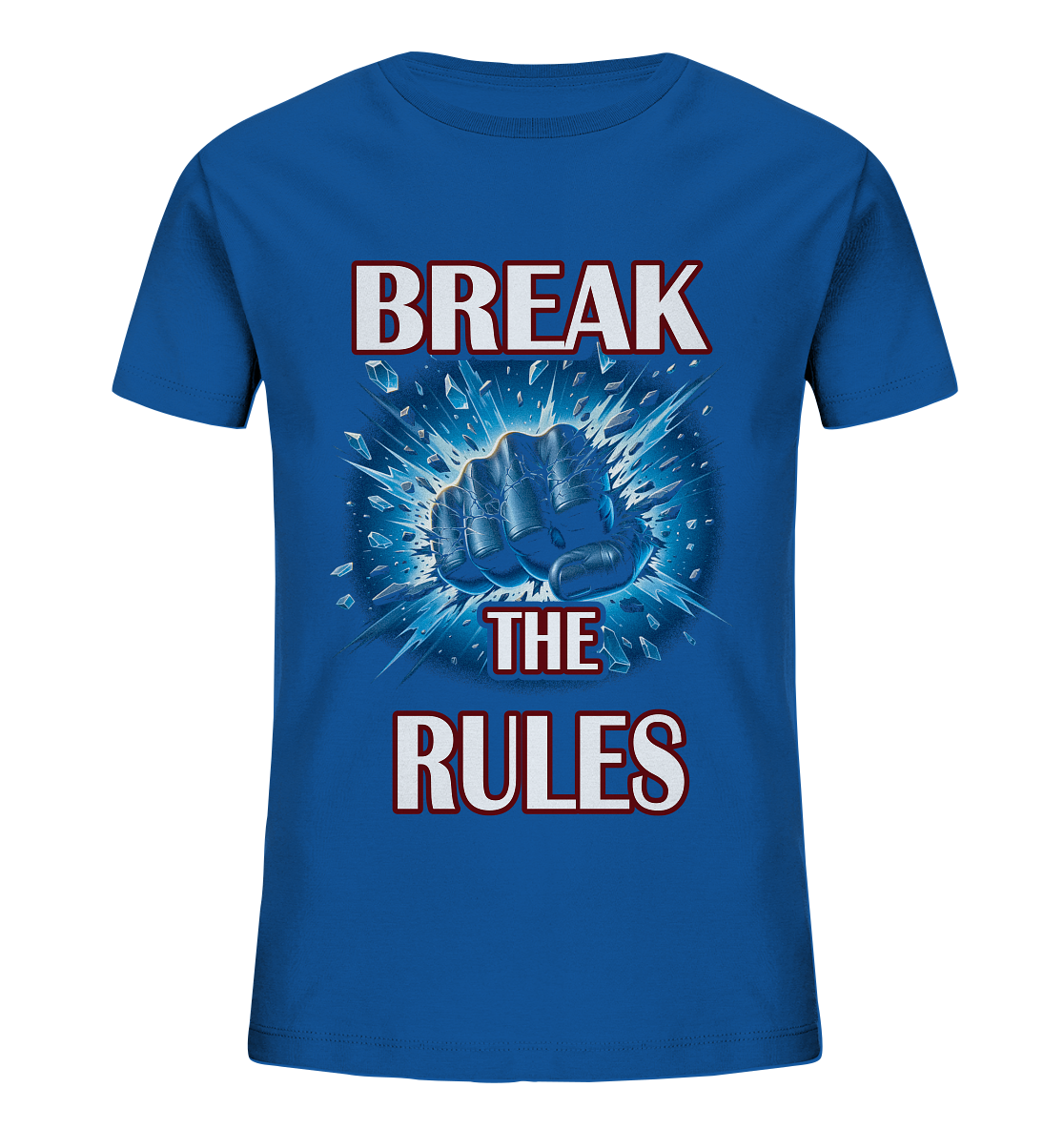 rules t shirt Kinder Organic Shirt Blau