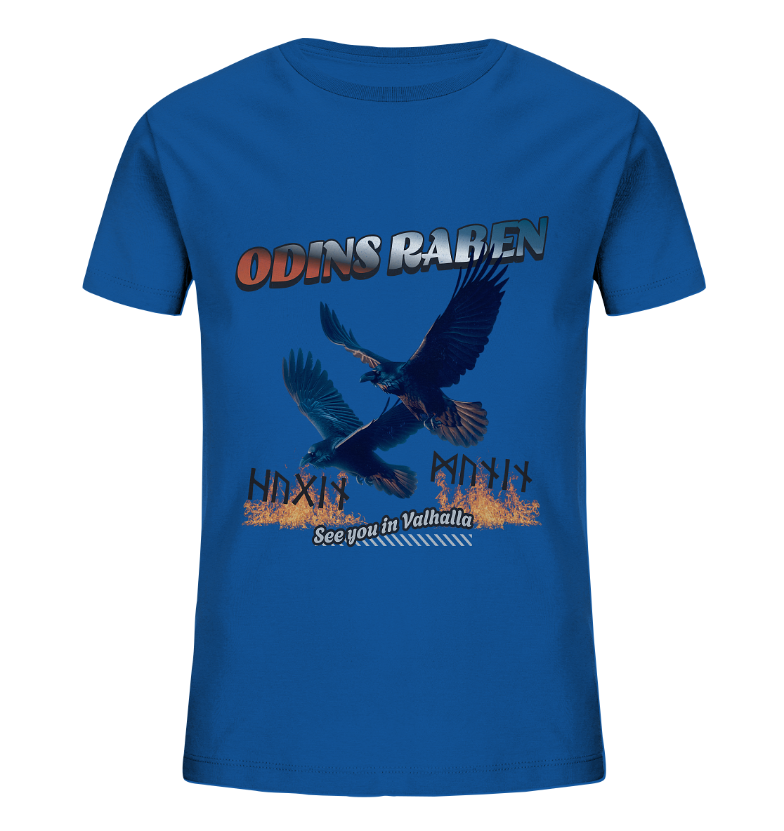 Raben Odins - Hugin und Munin - Kids Organic Shirt