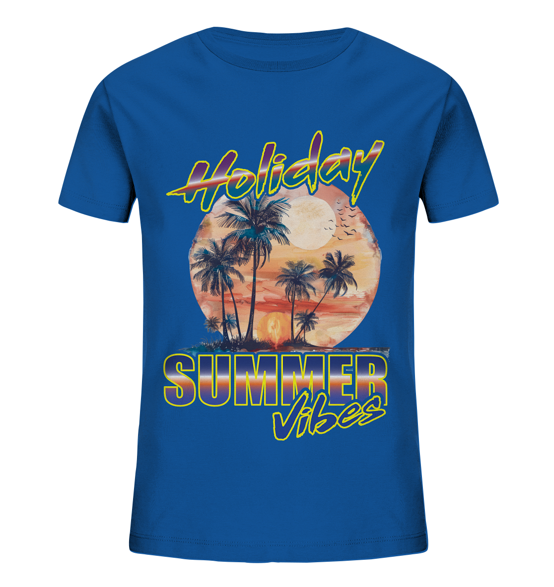 Urlaubs Shirt Holiday Summer Vibes - Kids Organic Shirt