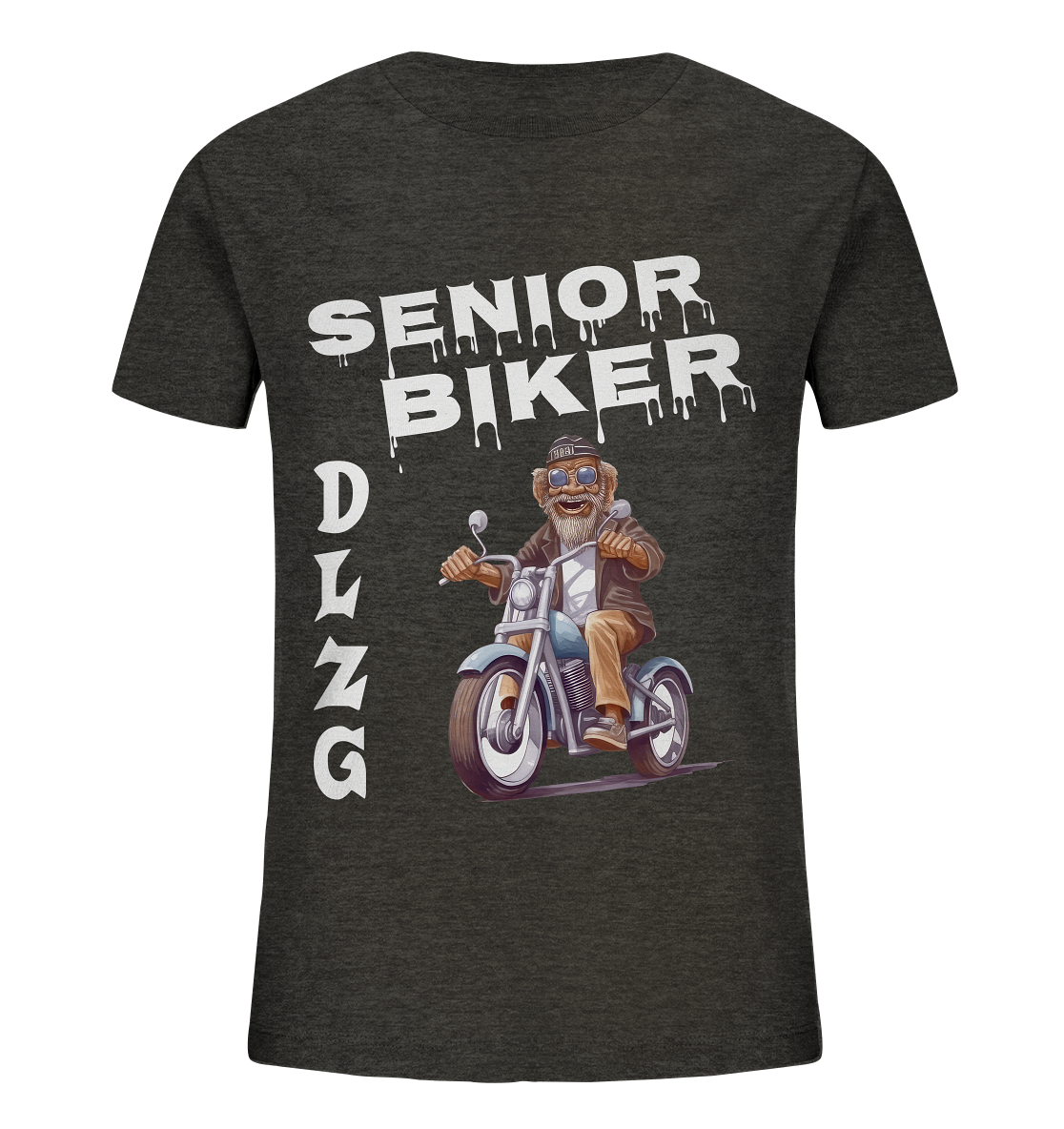 DLzG Opa Biker Fun Motiv 2- Kids Organic Shirt