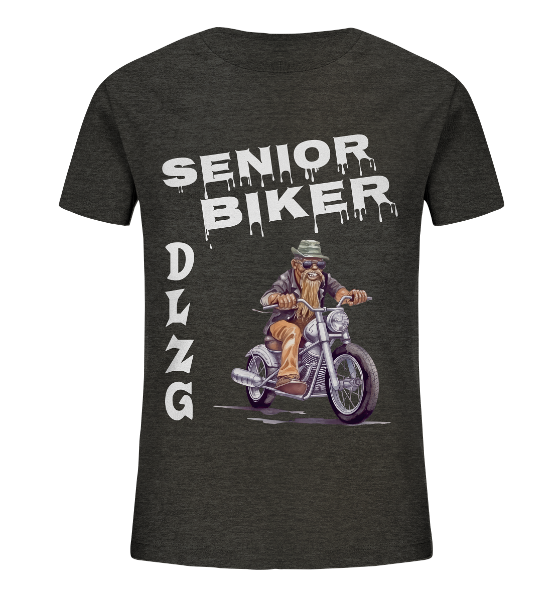 DLzG Opa Biker Fun Motiv 1- Kids Organic Shirt