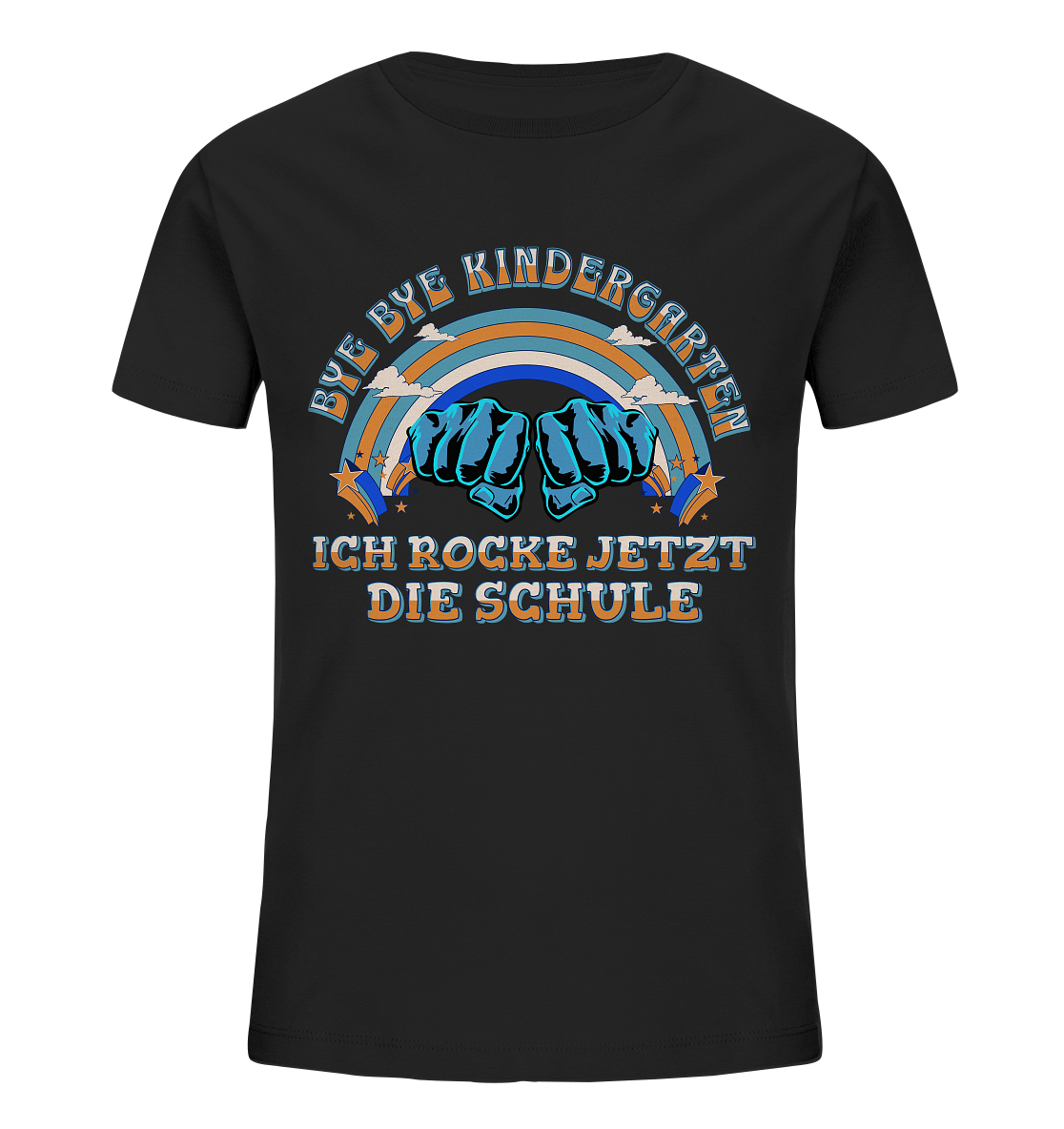 T-Shirt Jungen Bye Bye Kindergarten  - Kids Organic Shirt