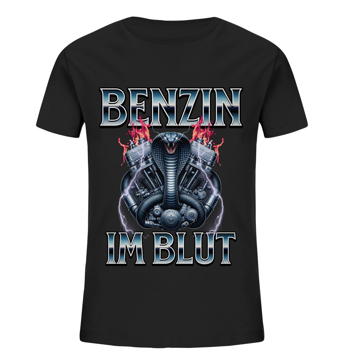 Benzin im Blut - Kids Organic Shirt