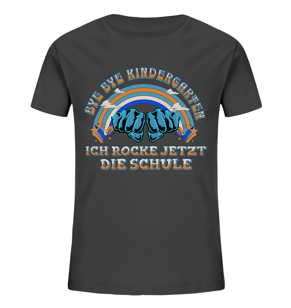 T-Shirt Jungen Bye Bye Kindergarten  - Kids Organic Shirt