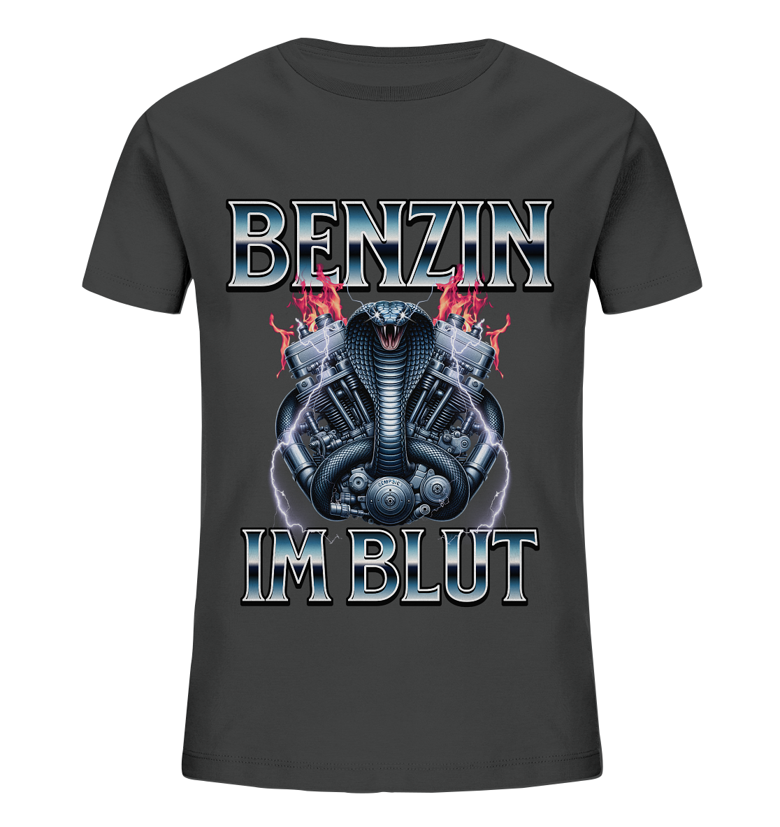 Benzin im Blut - Kids Organic Shirt