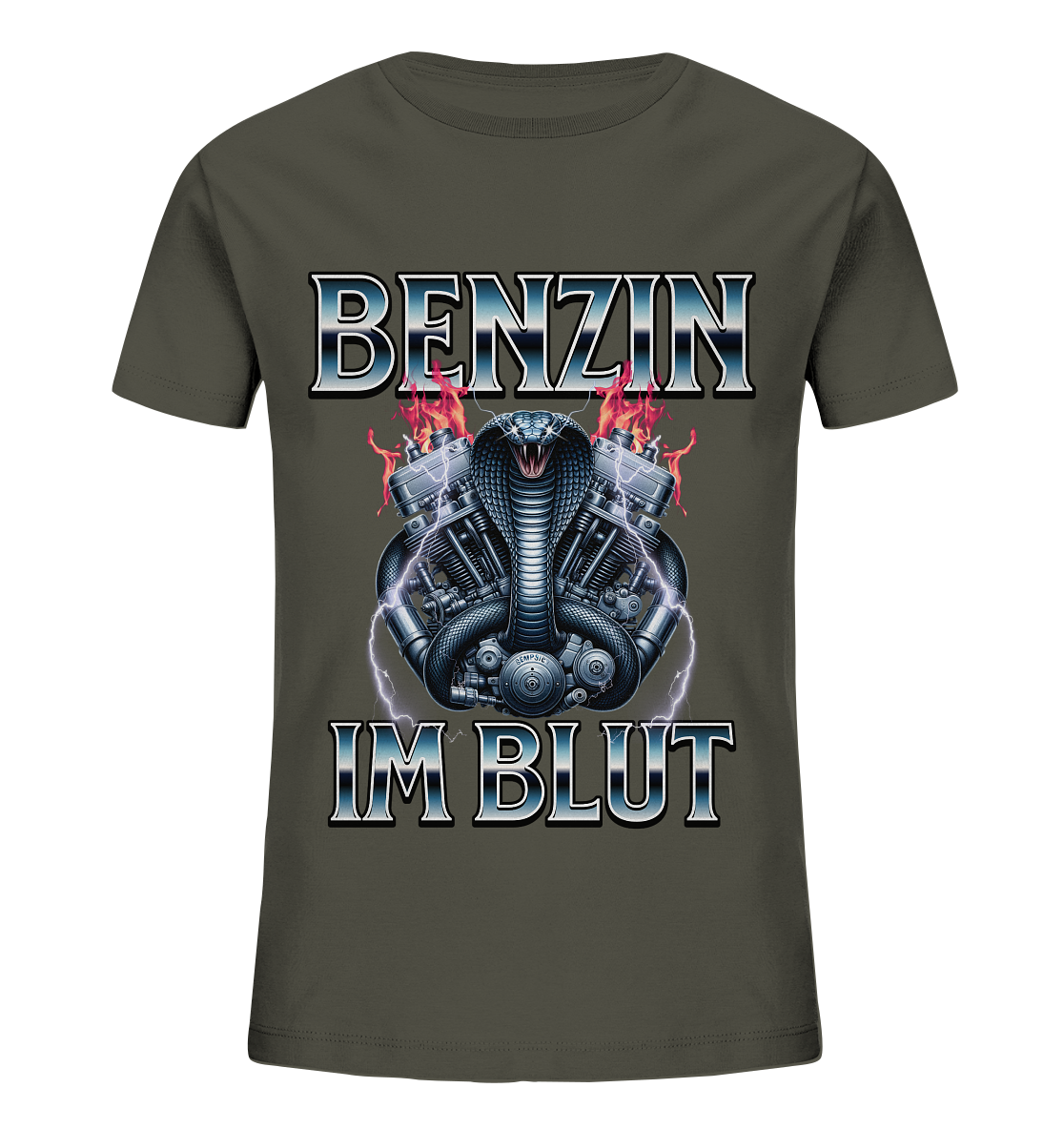 Benzin im Blut - Kids Organic Shirt