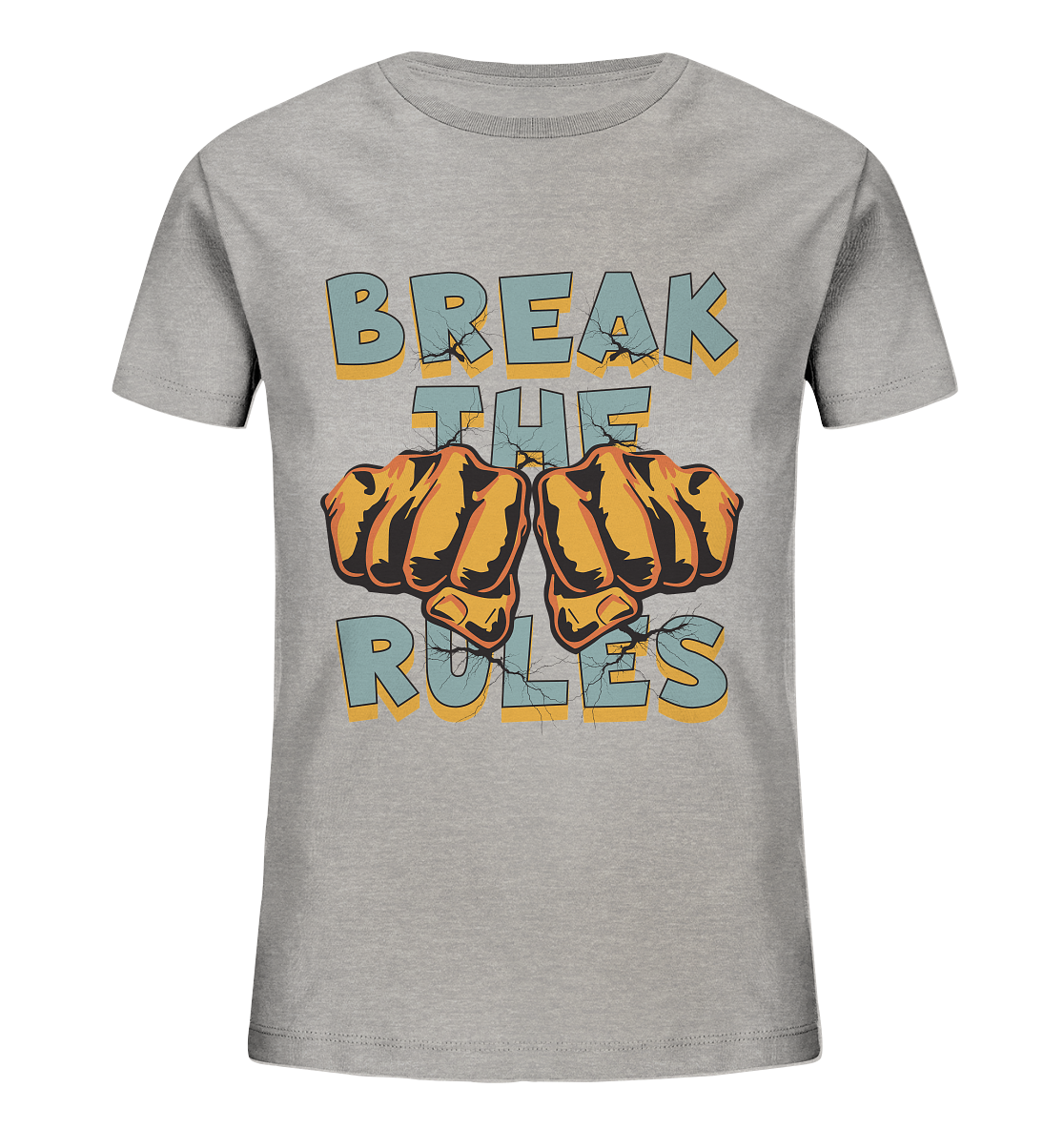 Break the Rules - Statement  - Kids Organic Shirt