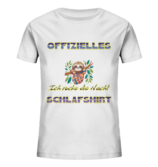 Offizielles Schlafshirt - Rocke die Nacht - Kinder Organic Shirt