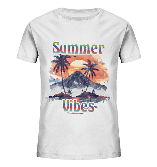 Summer Vibes - Sommer Shirts - Kids Organic Shirt